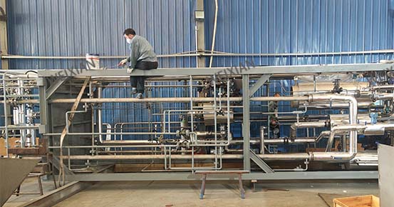 The Single-Tube Skid-Mounted Pilot Sulphonation Plant in Middle East Has Been Successfully Comissioned