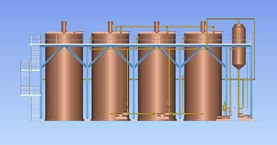 SLES pH Adjustment Unit Deaeration System Ready for Shipment to Southeast Asian Customer